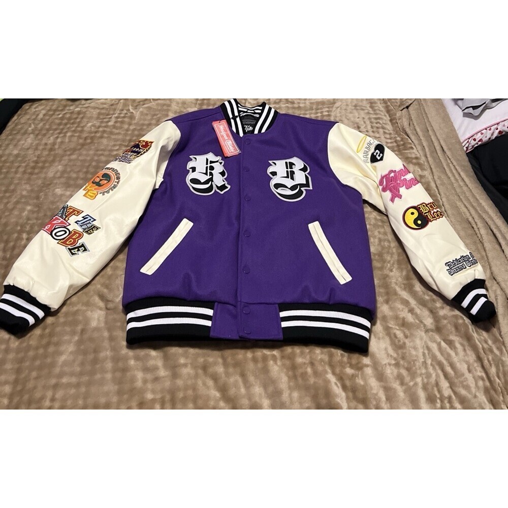 Kobe Bryant Legend Of Mamba Letterman HEADGEAR Varsity Jacket Mens Sz Medium NWT